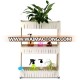 plastic kitchen rack,plastic storage bathroom shelf